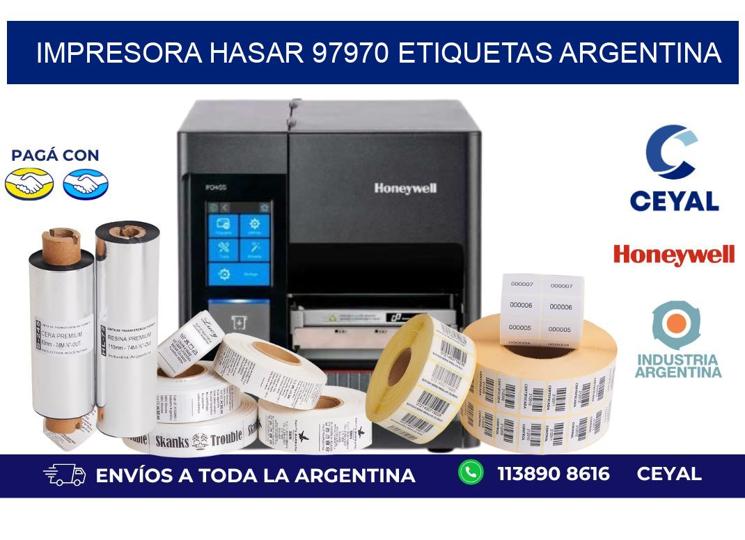 Impresora hasar 97970 etiquetas argentina