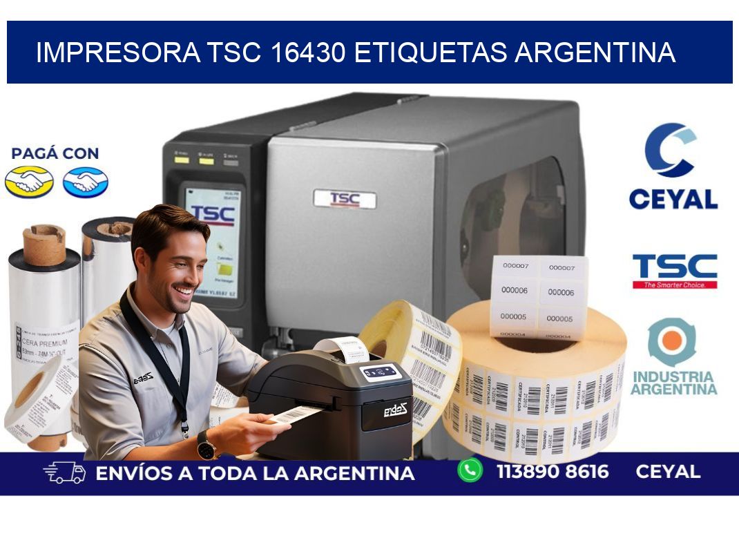 Impresora tsc 16430 etiquetas argentina