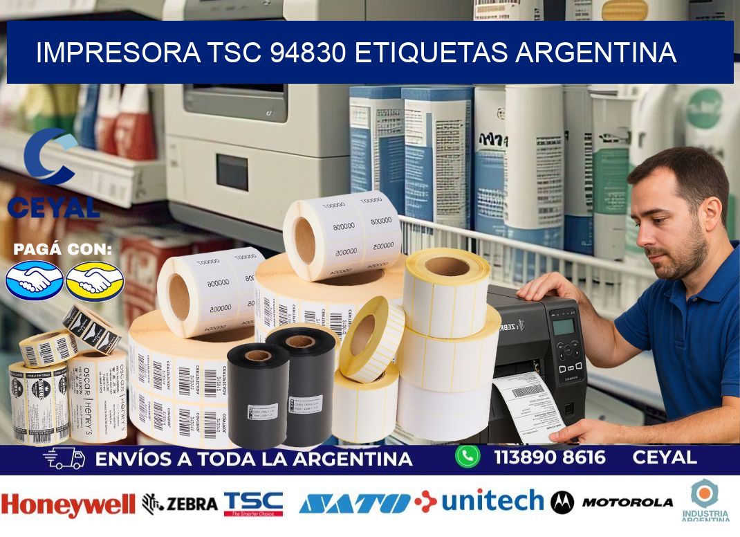Impresora tsc 94830 etiquetas argentina