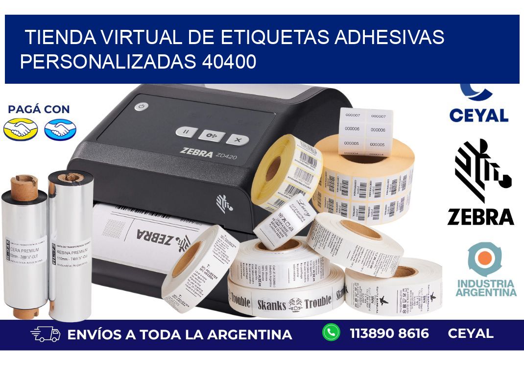 Tienda Virtual de Etiquetas Adhesivas Personalizadas 40400