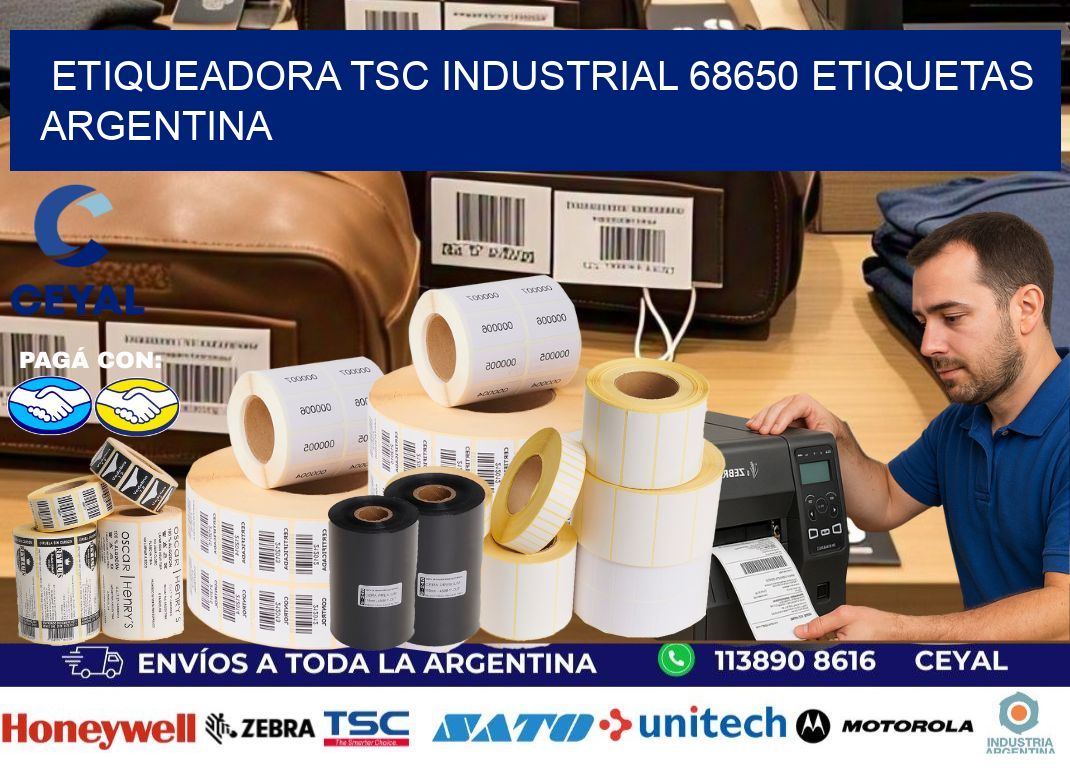 etiqueadora tsc industrial 68650 etiquetas argentina
