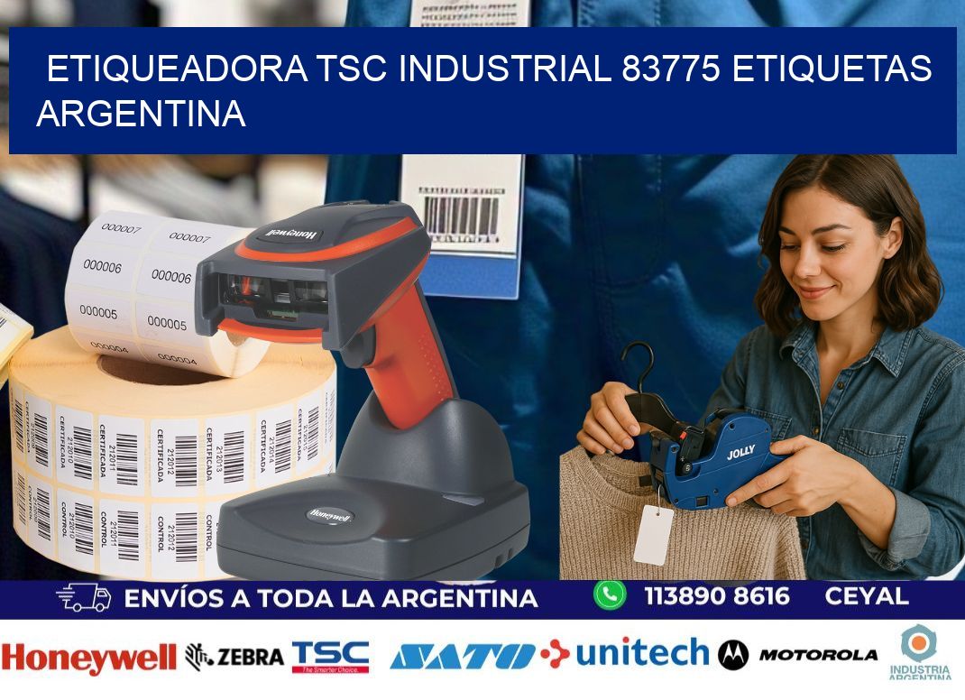 etiqueadora tsc industrial 83775 etiquetas argentina