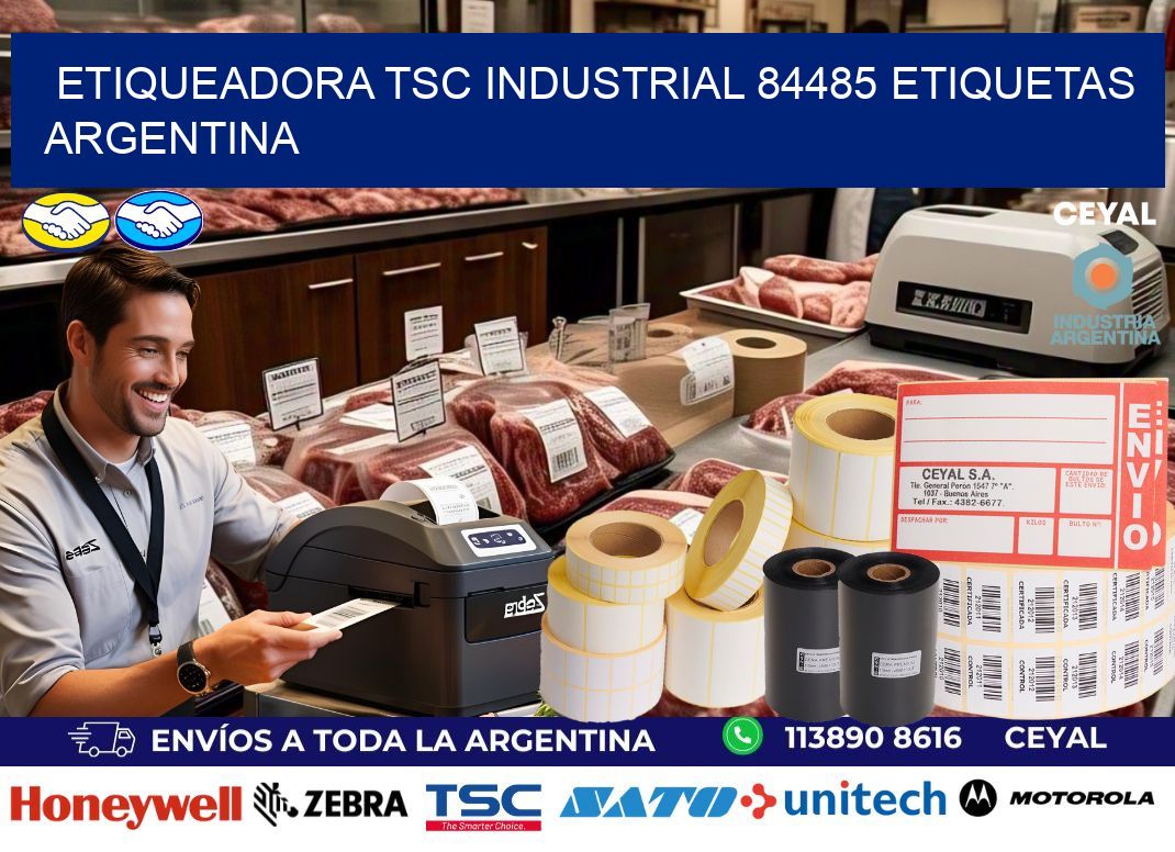etiqueadora tsc industrial 84485 etiquetas argentina