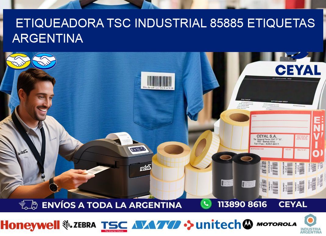 etiqueadora tsc industrial 85885 etiquetas argentina