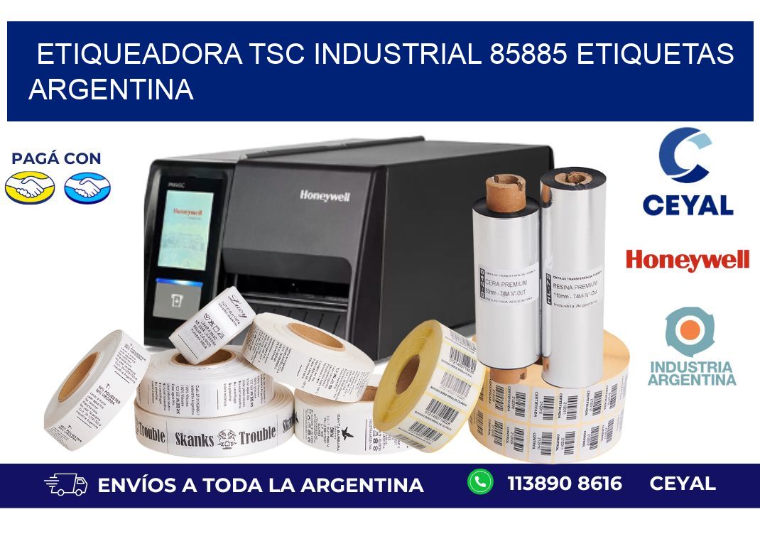 etiqueadora tsc industrial 85885 etiquetas argentina