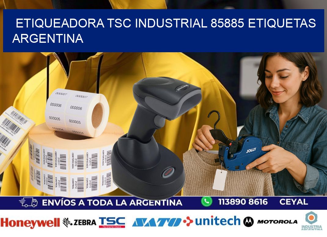 etiqueadora tsc industrial 85885 etiquetas argentina