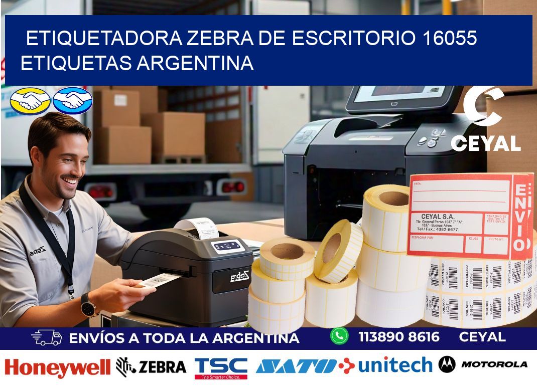 etiquetadora zebra de escritorio 16055 etiquetas argentina