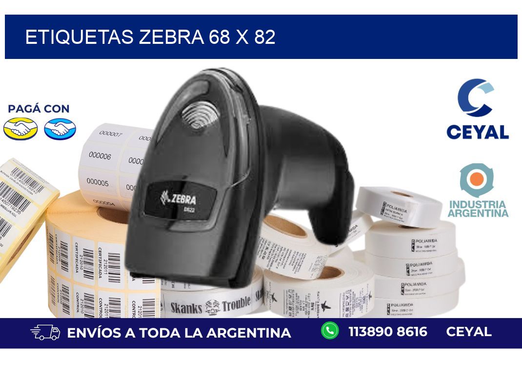 etiquetas zebra 68 x 82