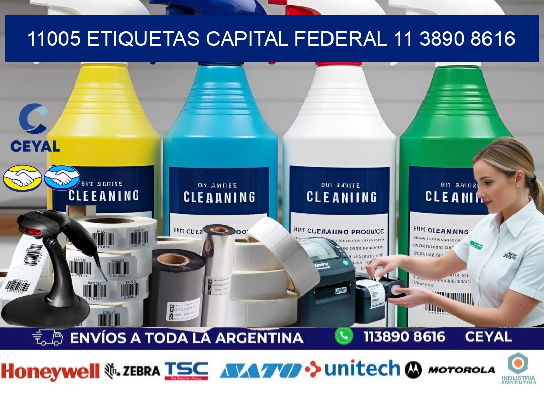 11005 ETIQUETAS CAPITAL FEDERAL 11 3890 8616