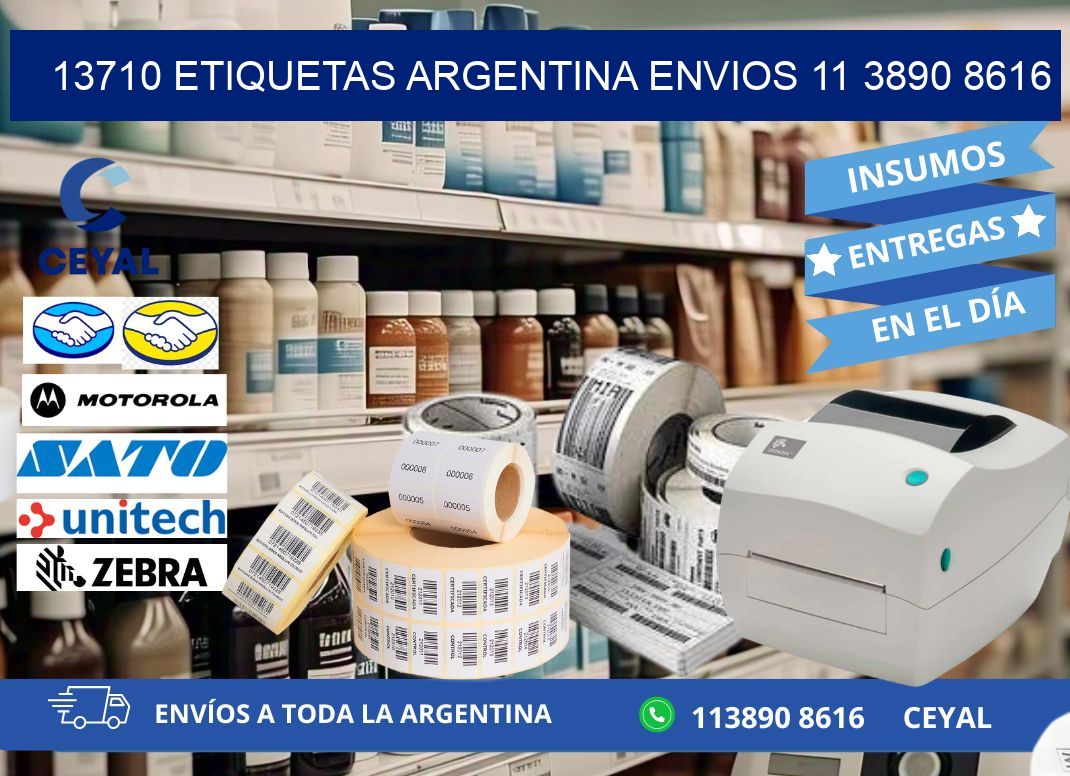 13710 ETIQUETAS ARGENTINA ENVIOS 11 3890 8616