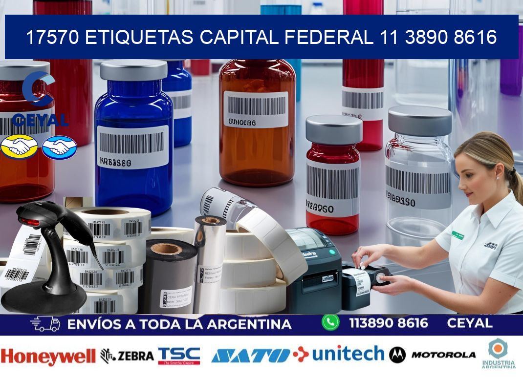 17570 ETIQUETAS CAPITAL FEDERAL 11 3890 8616