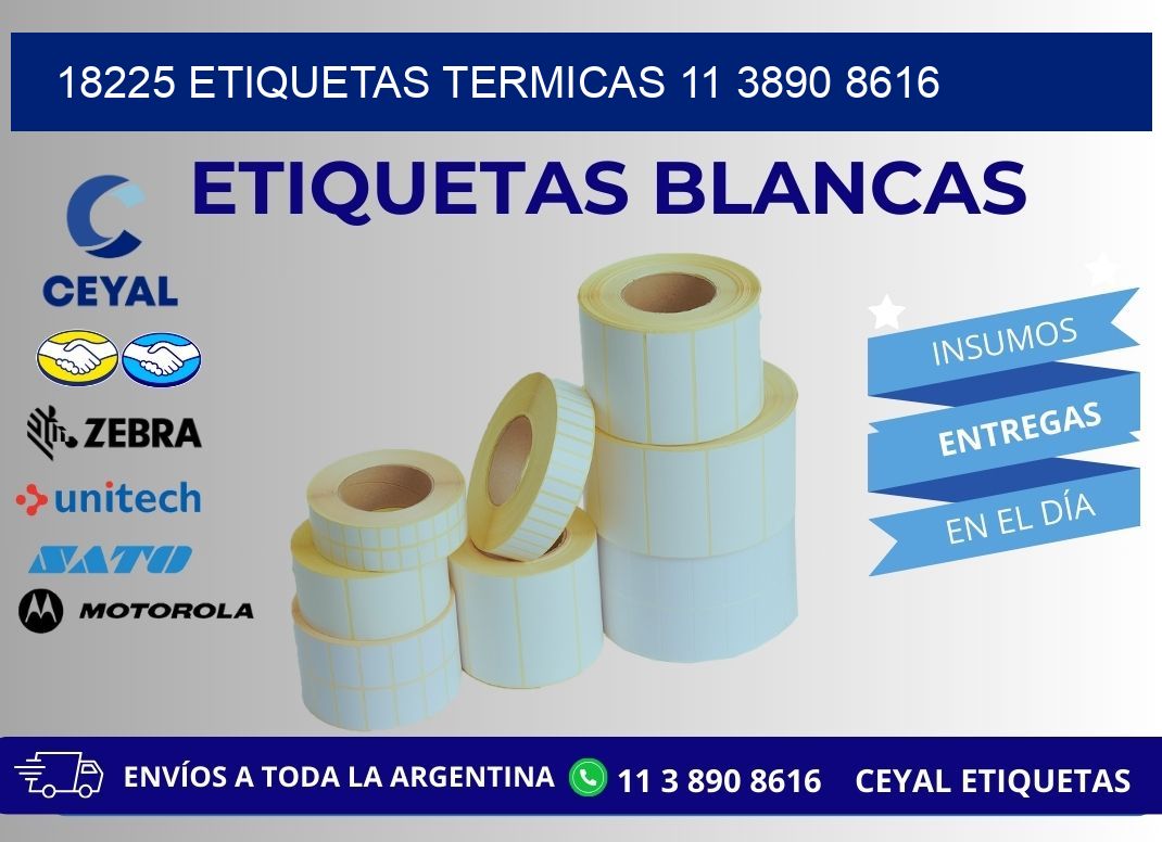 18225 ETIQUETAS TERMICAS 11 3890 8616