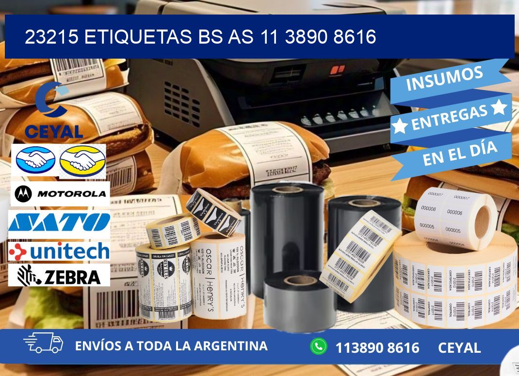 23215 ETIQUETAS BS AS 11 3890 8616