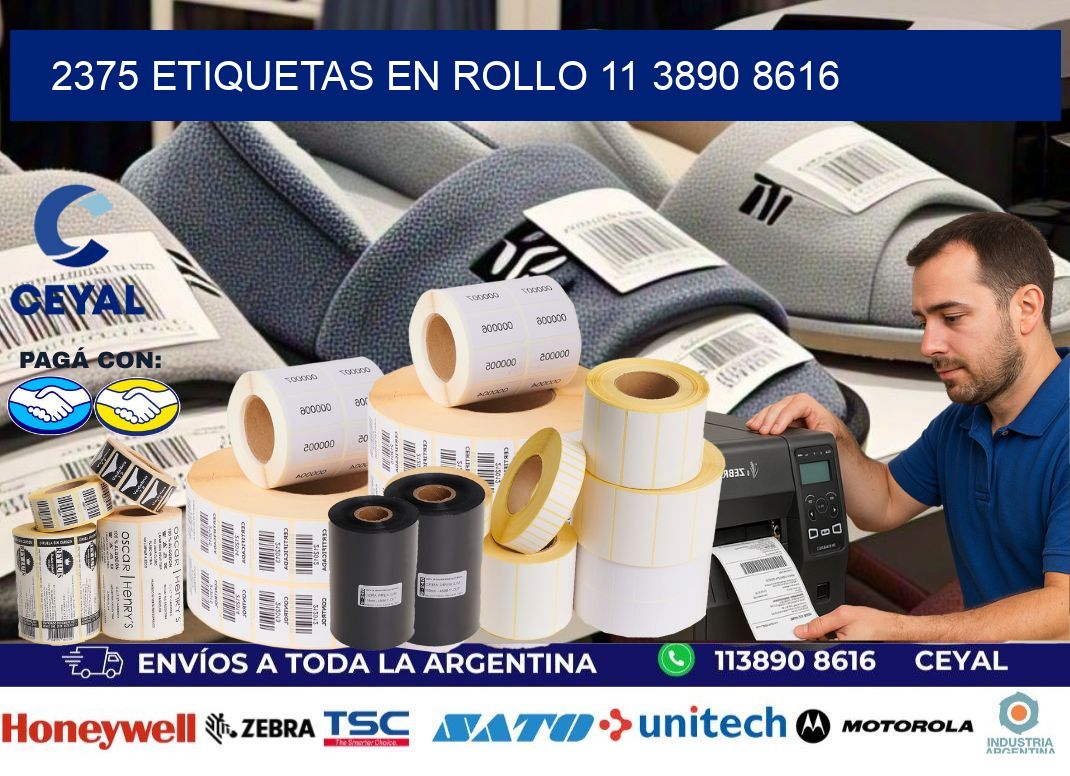 2375 ETIQUETAS EN ROLLO 11 3890 8616