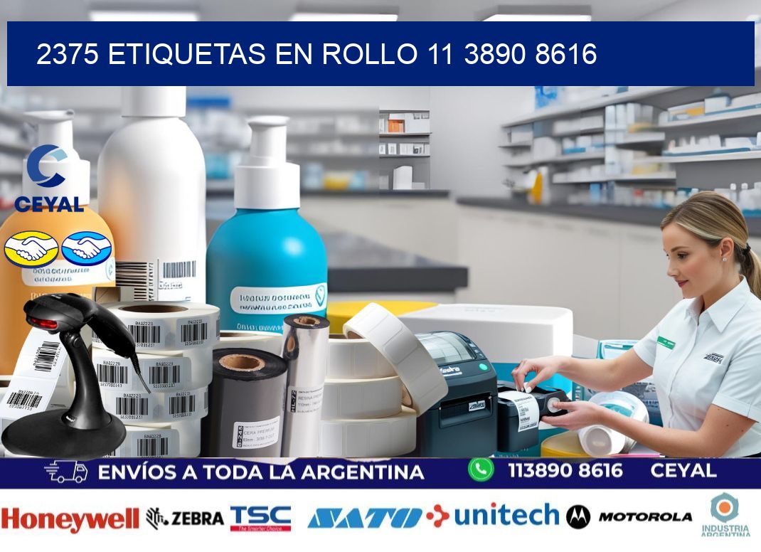 2375 ETIQUETAS EN ROLLO 11 3890 8616