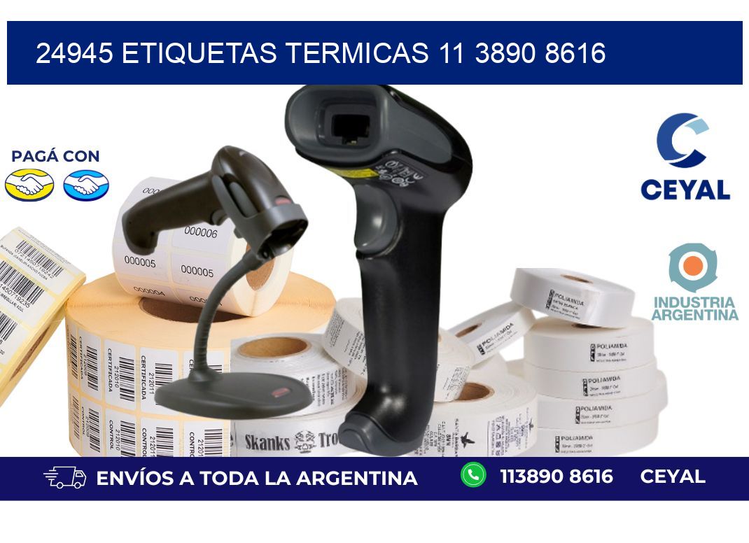 24945 ETIQUETAS TERMICAS 11 3890 8616