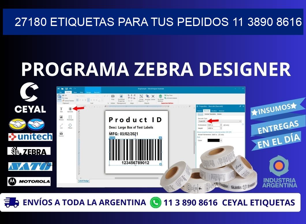27180 ETIQUETAS PARA TUS PEDIDOS 11 3890 8616