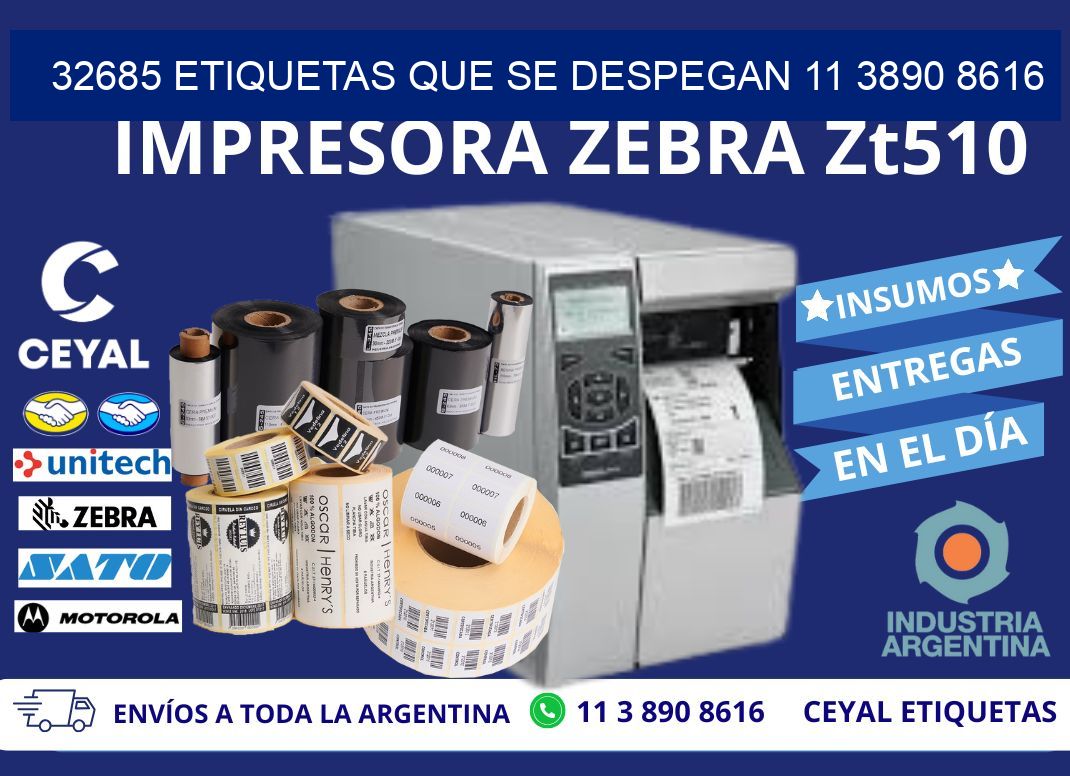 32685 ETIQUETAS QUE SE DESPEGAN 11 3890 8616