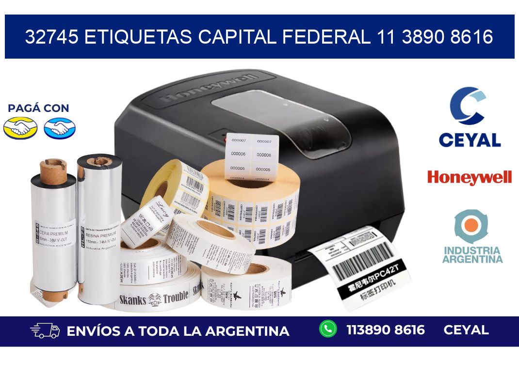 32745 ETIQUETAS CAPITAL FEDERAL 11 3890 8616