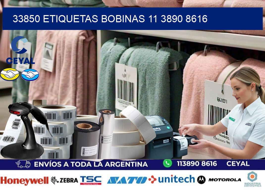 33850 ETIQUETAS BOBINAS 11 3890 8616