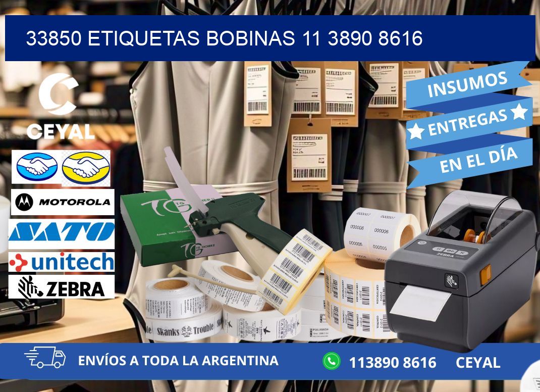 33850 ETIQUETAS BOBINAS 11 3890 8616