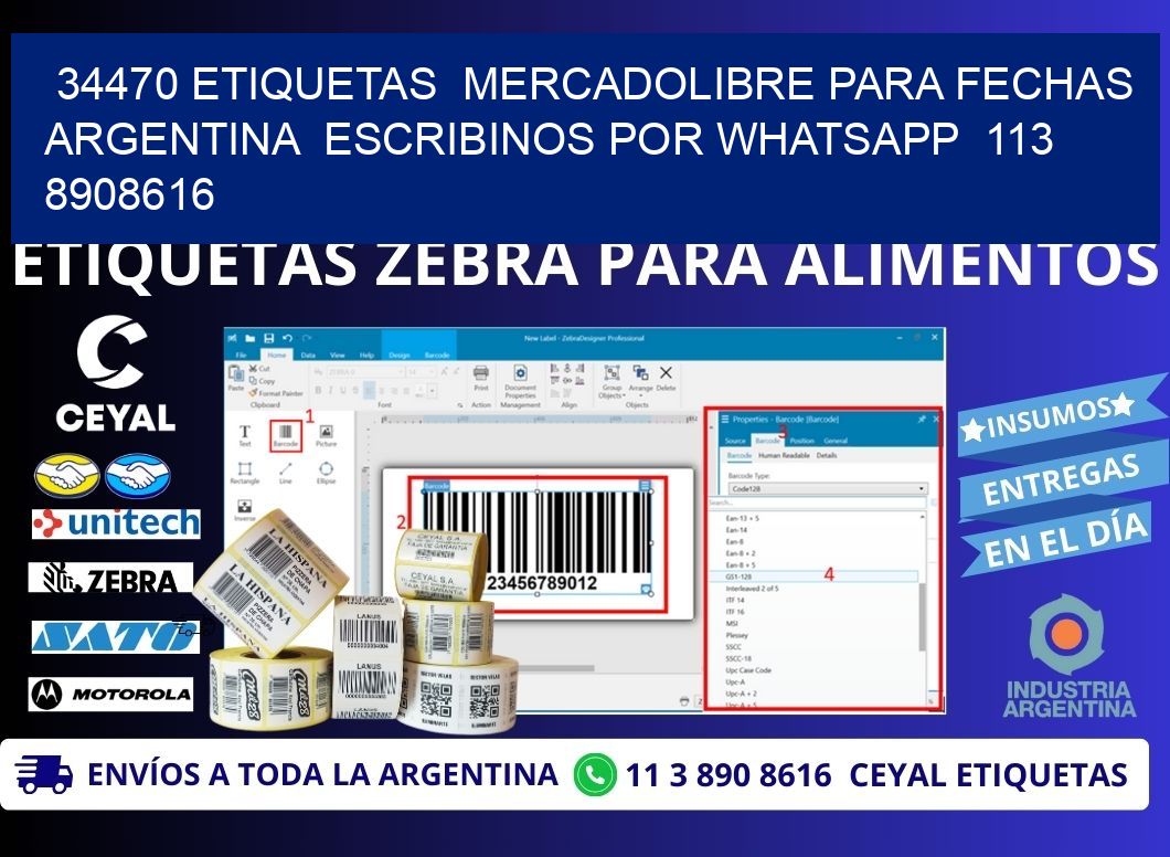 34470 ETIQUETAS MERCADOLIBRE PARA FECHAS ARGENTINA ESCRIBINOS POR WHATSAPP 113 8908616