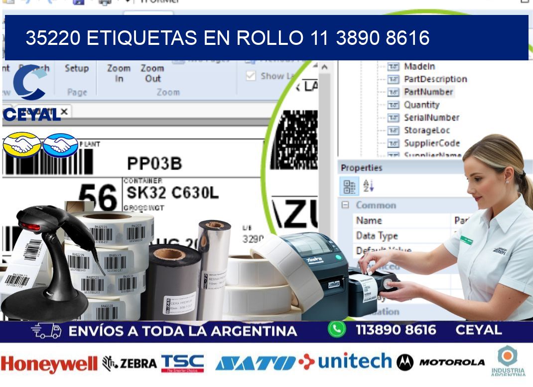 35220 ETIQUETAS EN ROLLO 11 3890 8616