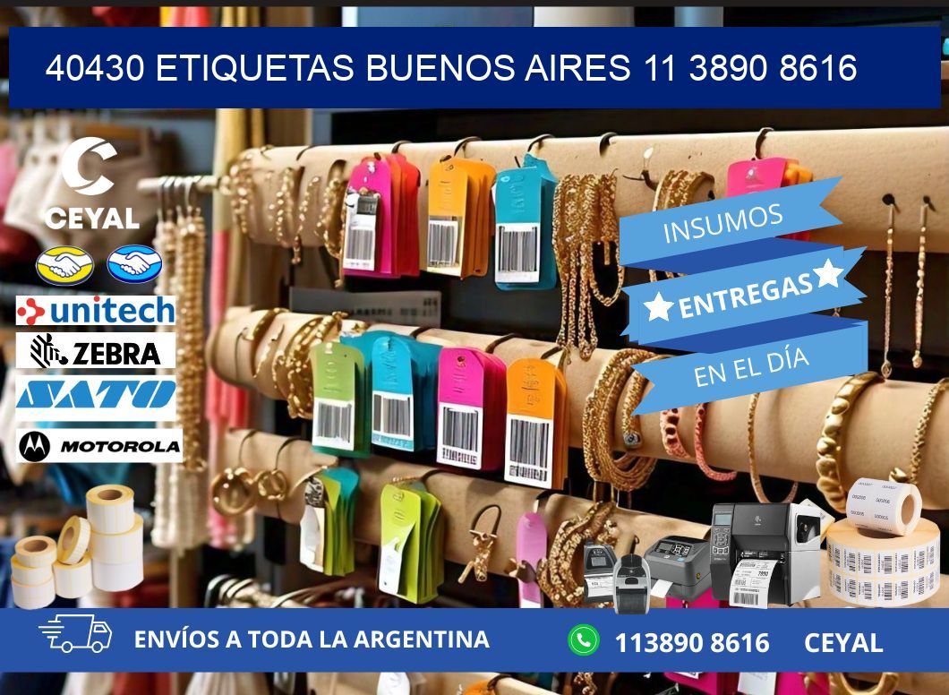 40430 ETIQUETAS BUENOS AIRES 11 3890 8616
