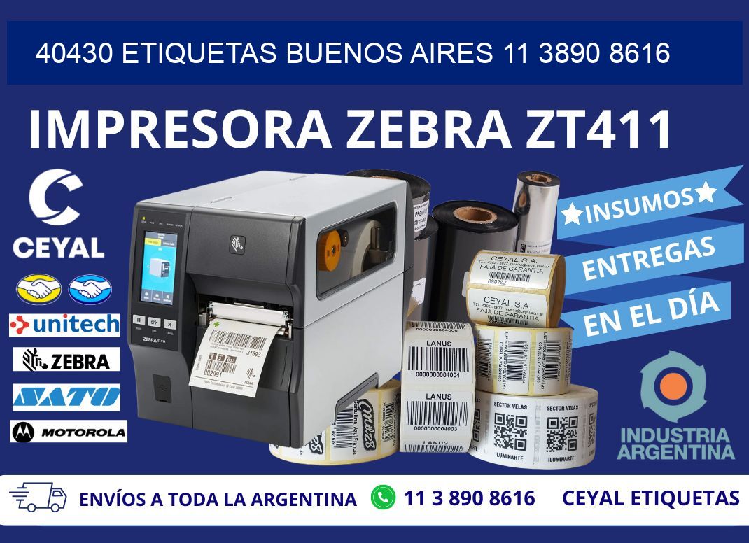 40430 ETIQUETAS BUENOS AIRES 11 3890 8616