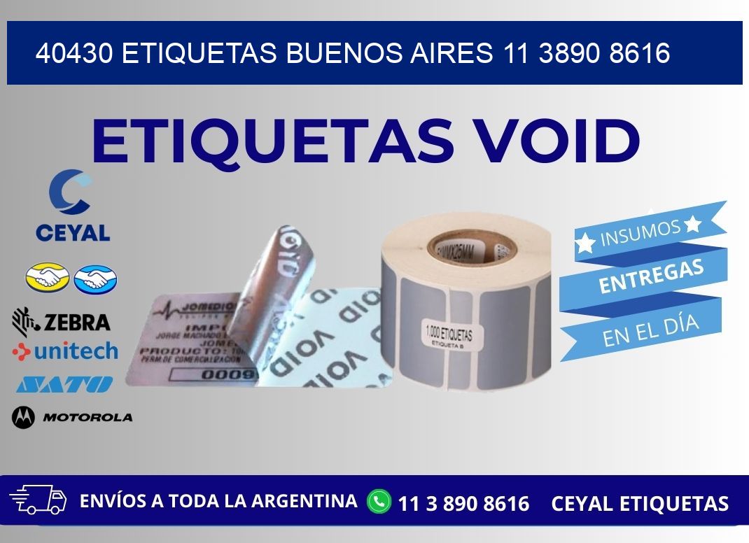 40430 ETIQUETAS BUENOS AIRES 11 3890 8616