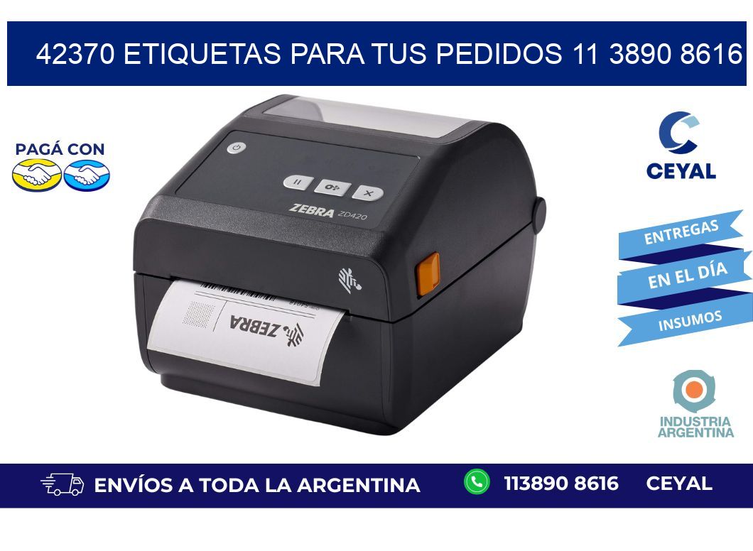 42370 ETIQUETAS PARA TUS PEDIDOS 11 3890 8616