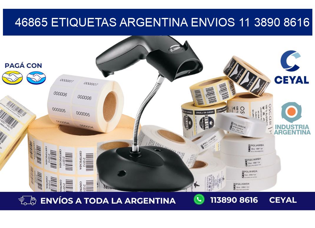 46865 ETIQUETAS ARGENTINA ENVIOS 11 3890 8616
