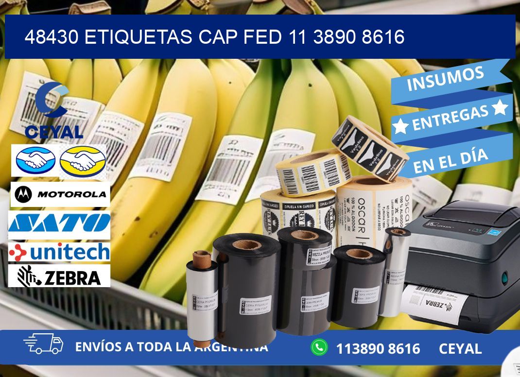 48430 ETIQUETAS CAP FED 11 3890 8616
