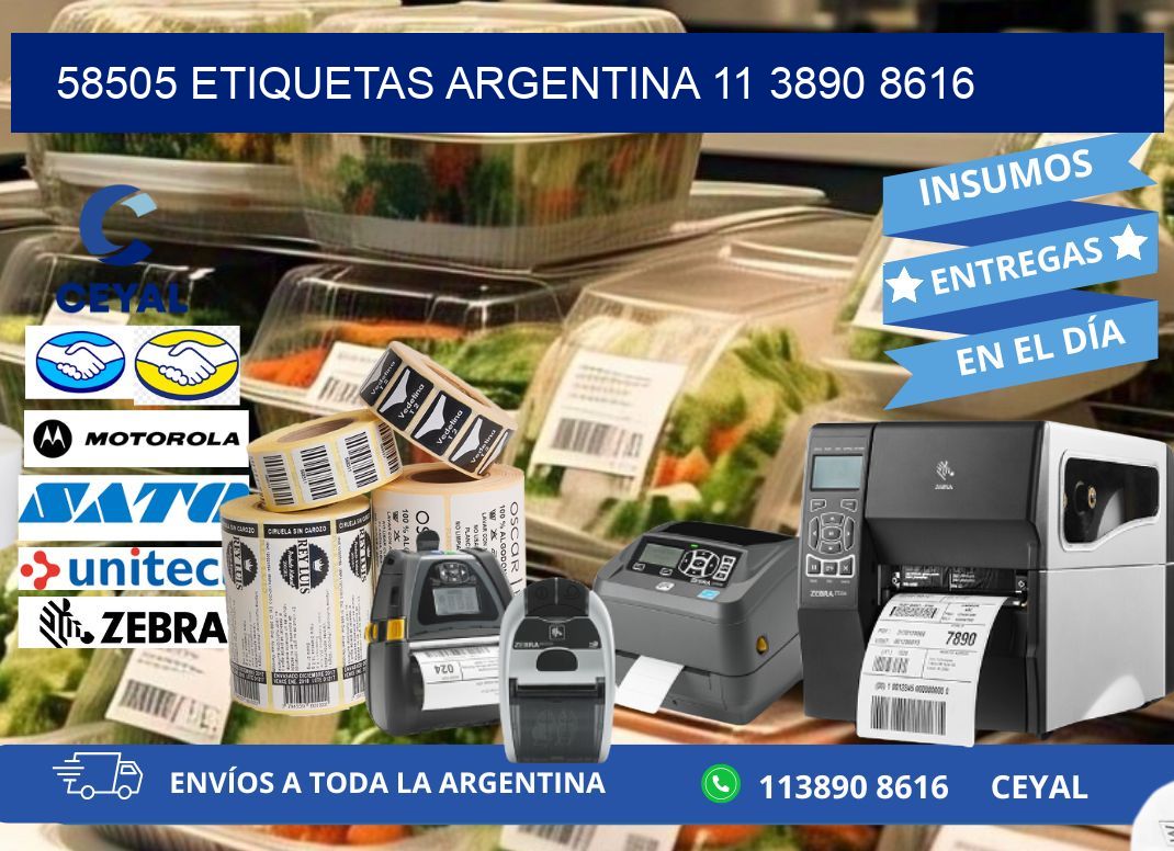 58505 ETIQUETAS ARGENTINA 11 3890 8616