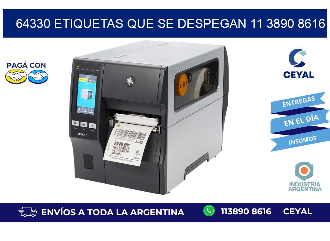 64330 ETIQUETAS QUE SE DESPEGAN 11 3890 8616
