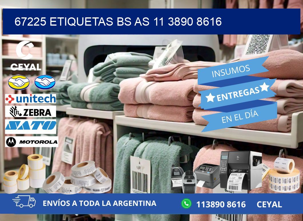 67225 ETIQUETAS BS AS 11 3890 8616