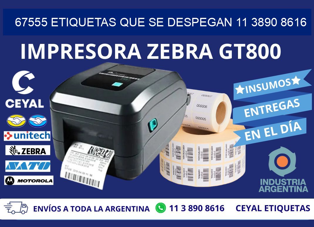 67555 ETIQUETAS QUE SE DESPEGAN 11 3890 8616