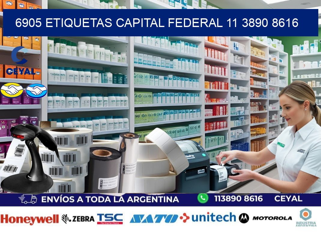 6905 ETIQUETAS CAPITAL FEDERAL 11 3890 8616