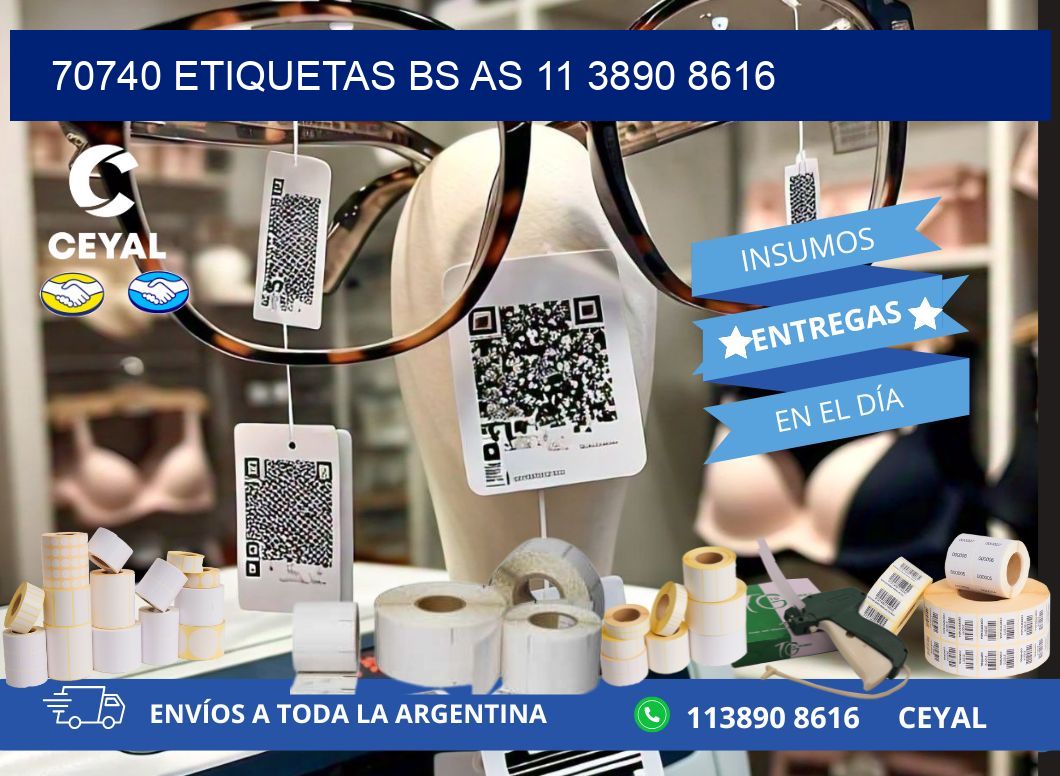 70740 ETIQUETAS BS AS 11 3890 8616