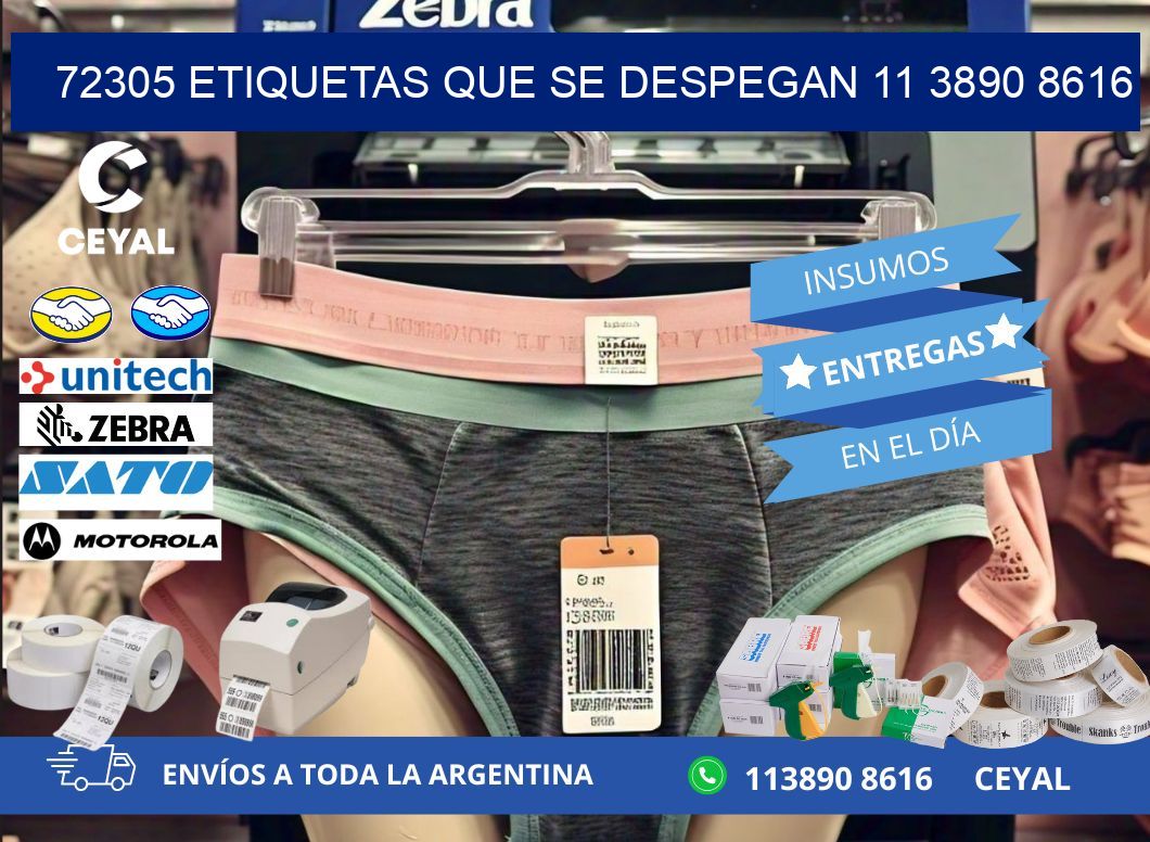 72305 ETIQUETAS QUE SE DESPEGAN 11 3890 8616