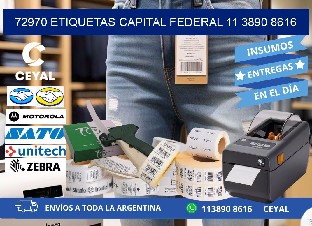 72970 ETIQUETAS CAPITAL FEDERAL 11 3890 8616