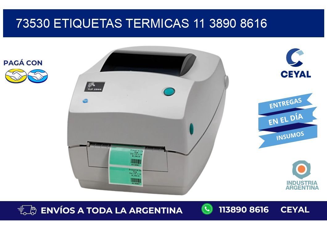 73530 ETIQUETAS TERMICAS 11 3890 8616