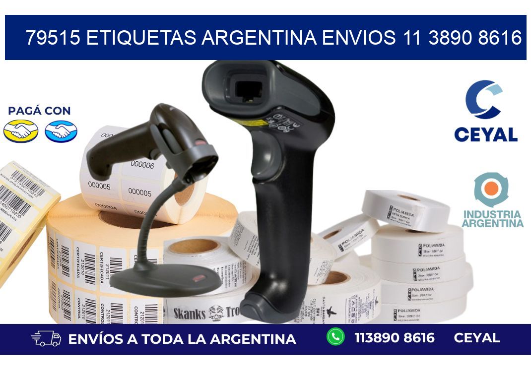 79515 ETIQUETAS ARGENTINA ENVIOS 11 3890 8616