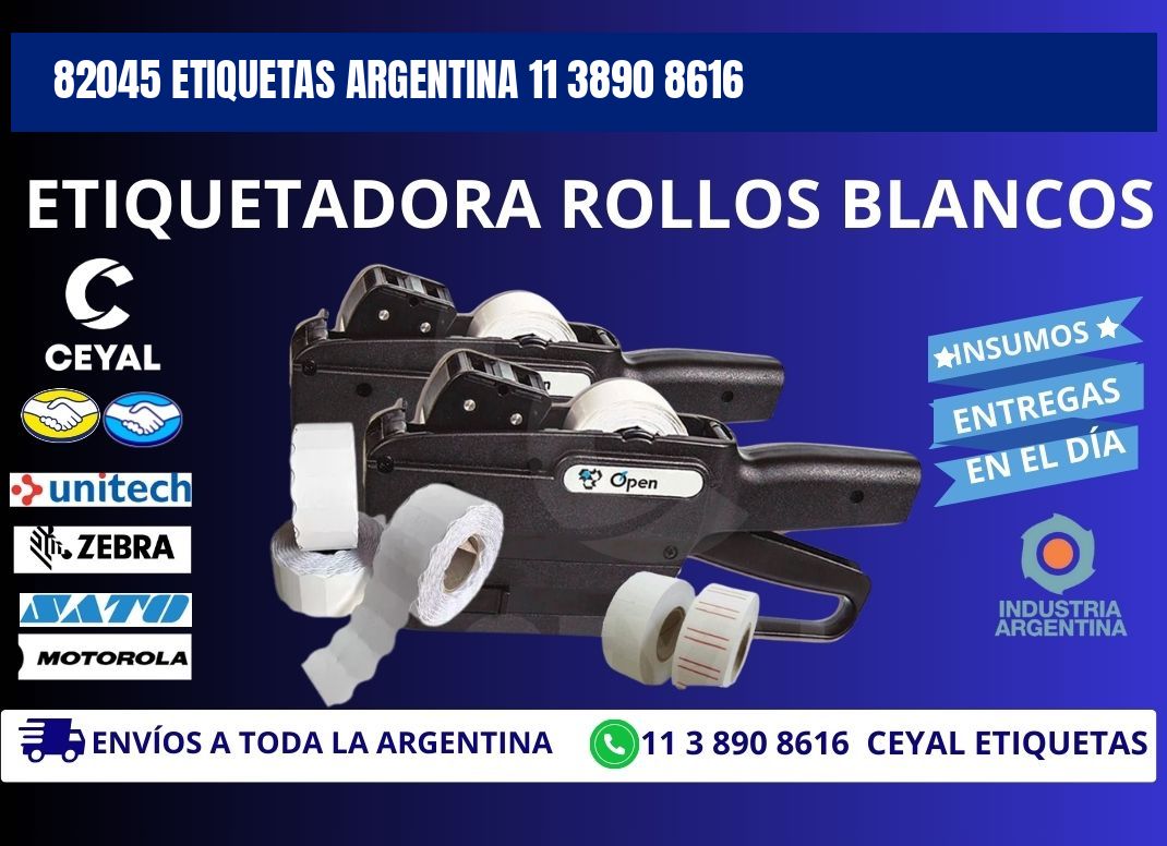82045 ETIQUETAS ARGENTINA 11 3890 8616