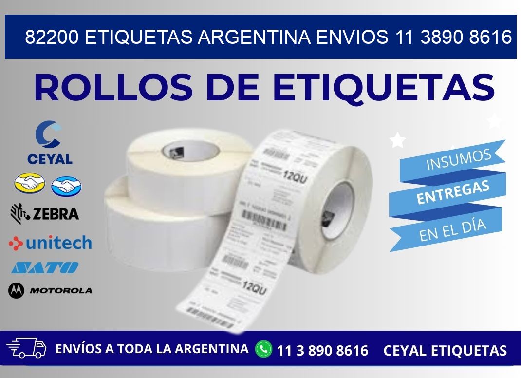 82200 ETIQUETAS ARGENTINA ENVIOS 11 3890 8616