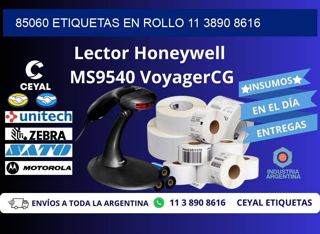 85060 ETIQUETAS EN ROLLO 11 3890 8616