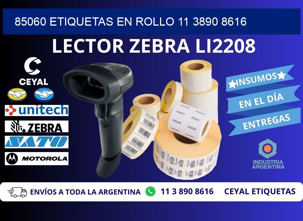 85060 ETIQUETAS EN ROLLO 11 3890 8616