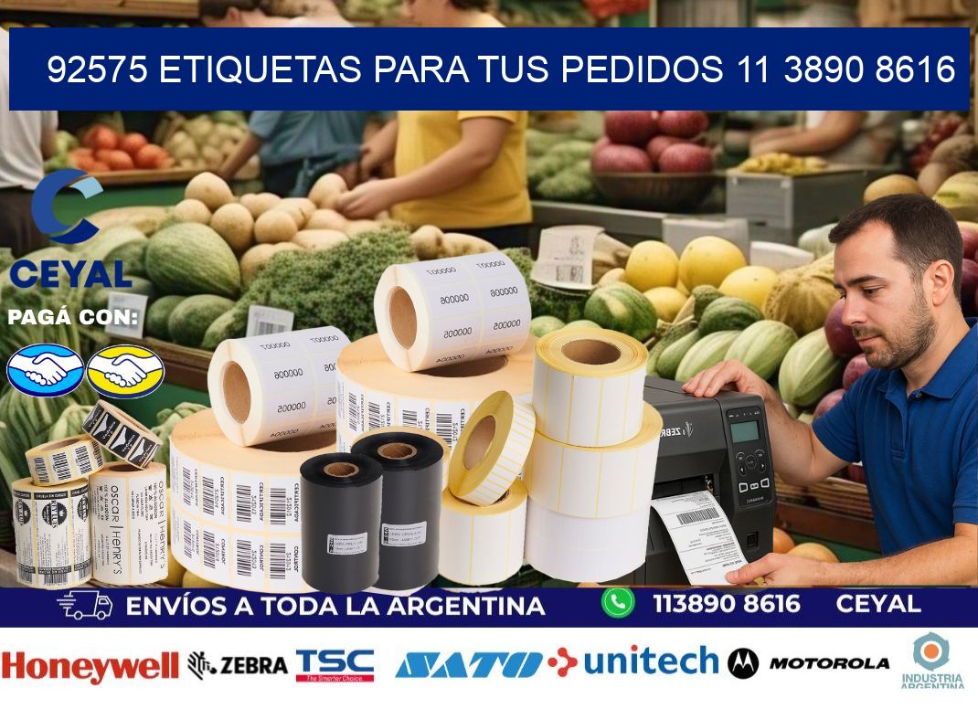 92575 ETIQUETAS PARA TUS PEDIDOS 11 3890 8616