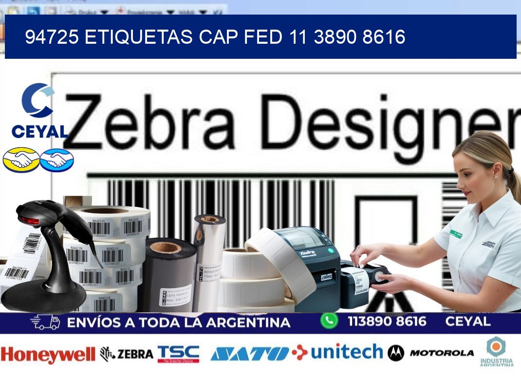 94725 ETIQUETAS CAP FED 11 3890 8616