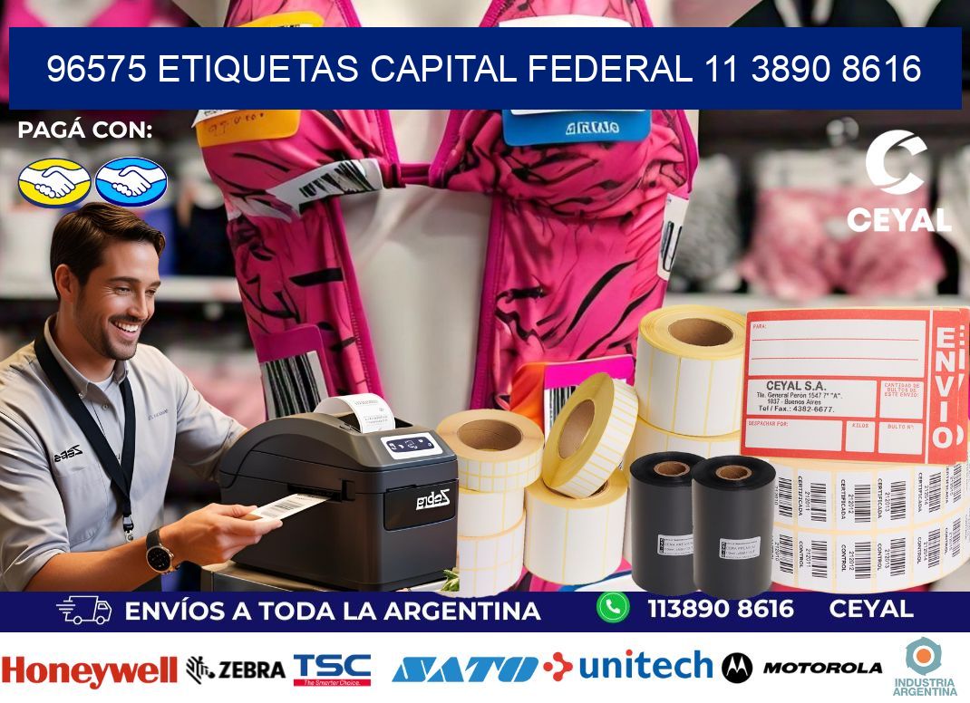 96575 ETIQUETAS CAPITAL FEDERAL 11 3890 8616